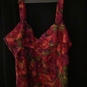 Black 7 button cardigan and 3 camisole tops